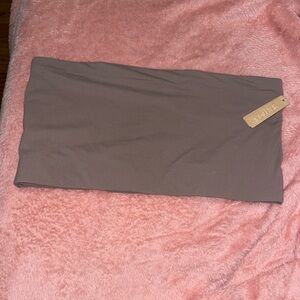 SKIMS Bandeau Top in Taupe Brown